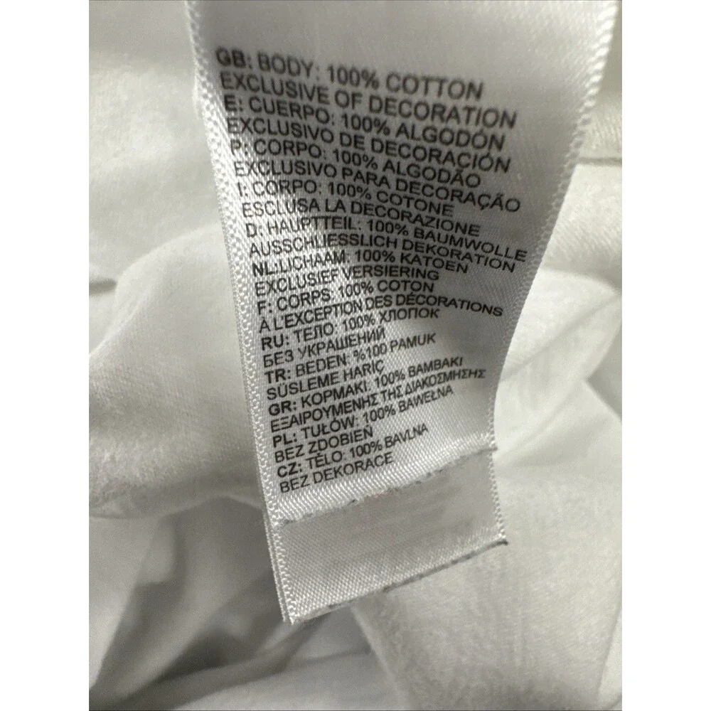 The North Face Long Sleeve T-Shirt Men's XXL White Stripe Logo Outdoor Tee
